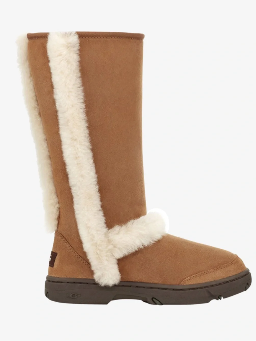 Classic Shearling-Lined Tall Boot - Chestnut